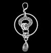 Fancy earrings with Swarovski Teardrop Crystal